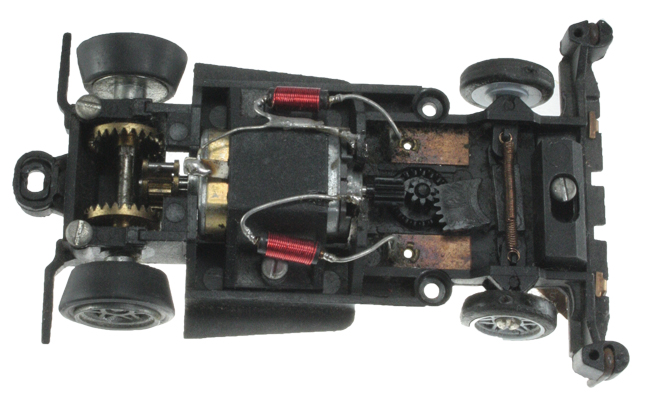 Ein V1 Chassis mit Bühlermotor