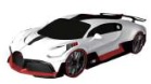 Ersatzkarosserie-fr-AGM-Top-Racer-Slotcar-Bugatti-Divo-in-WeiRot-164