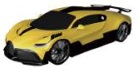Ersatzkarosserie-fr-AGM-Top-Racer-Slotcar---Bugatti-Divo-in-Gelb-164