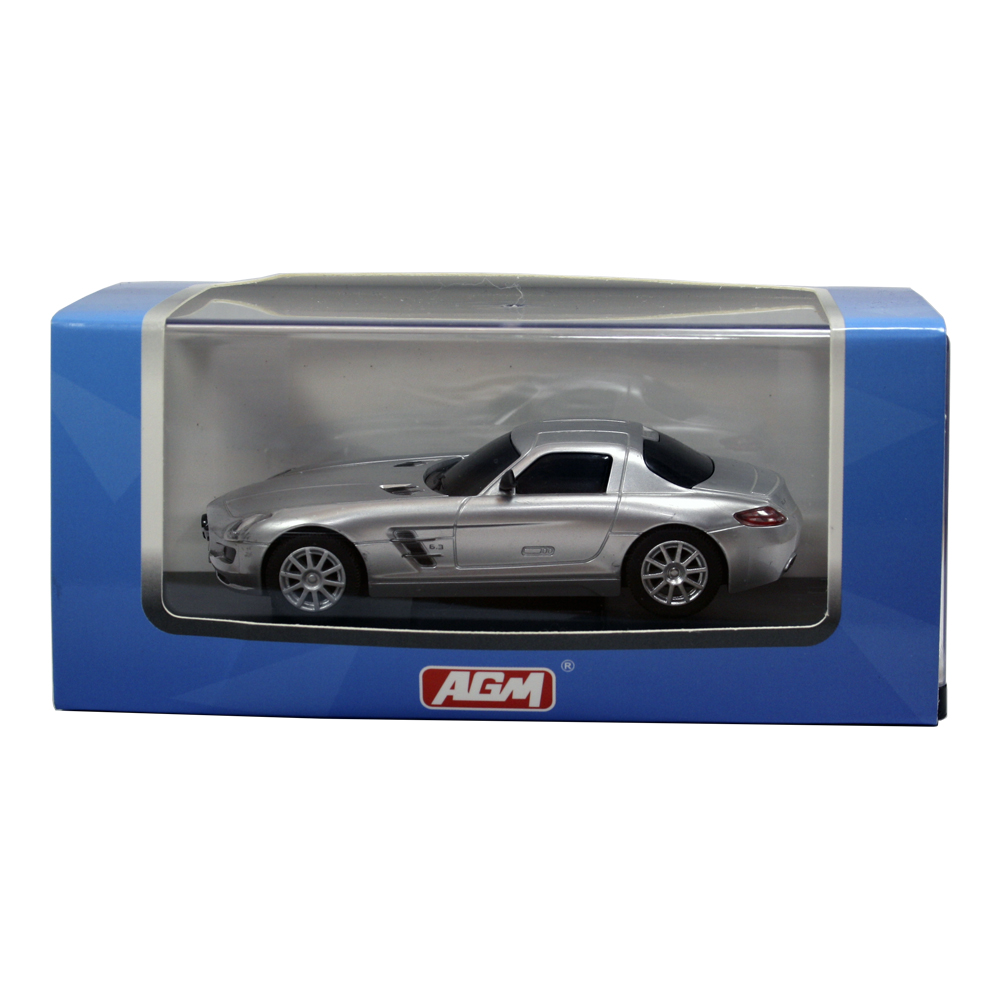 Bild 1 von AGM Top Racer Slotcar - Mercedes Benz AMG SLS in Silber