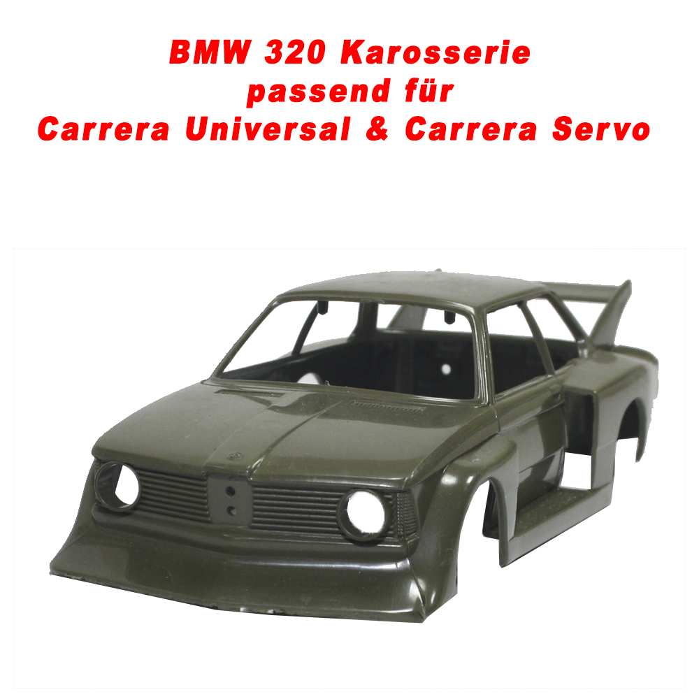 Bild 1 von BMW 320 Karosserie passend für Carrera Servo 132 und Universal - Dunkelgrün