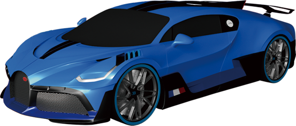 Bild 1 von AGM Slot City Slotcar - Bugatti Divo - 1:87 - Blau
