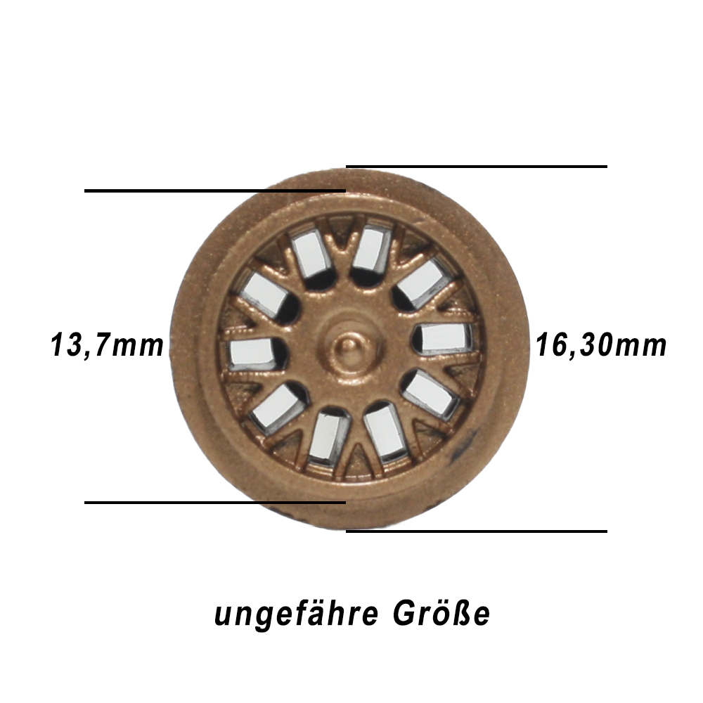 Bild 1 von Slotcar 1:32 Hinterachse 69 mm breit - Achse 2,4mm