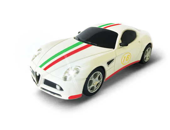 Bild 1 von Ersatzkarosserie für AGM Top Racer Rennbahnen Alfa Romeo 8C Competizione No. 18