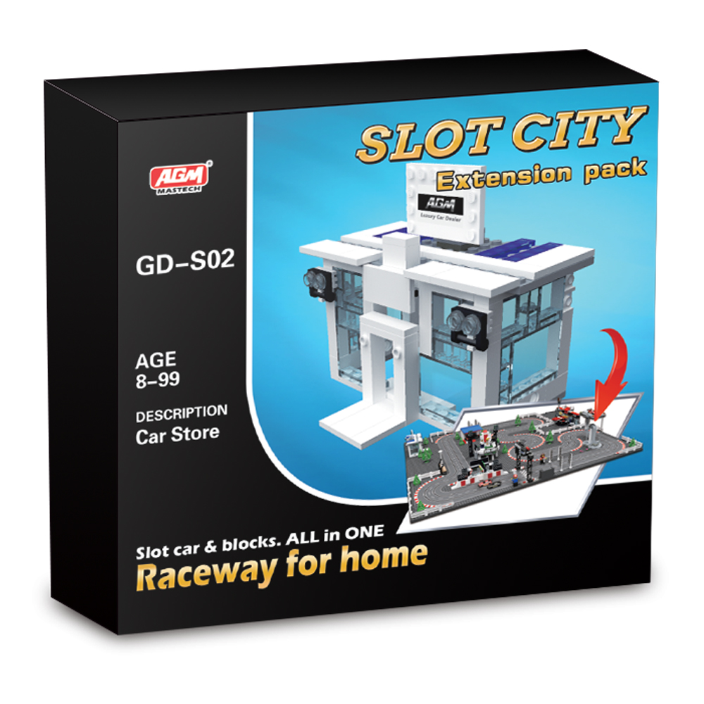Bild 1 von AGM Top Racer Slot City Zubehör Slotcar Garage