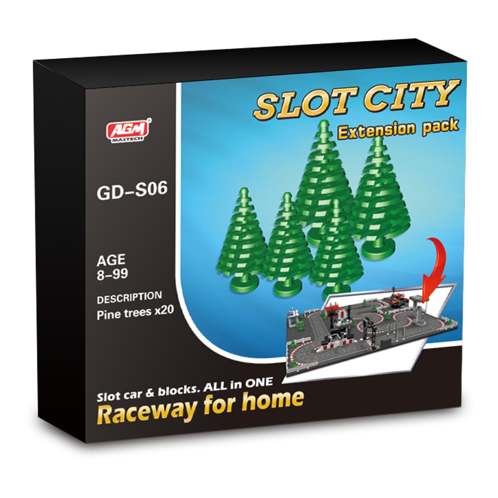 Bild 1 von AGM Top Racer Slot City Zubehör Baum Set