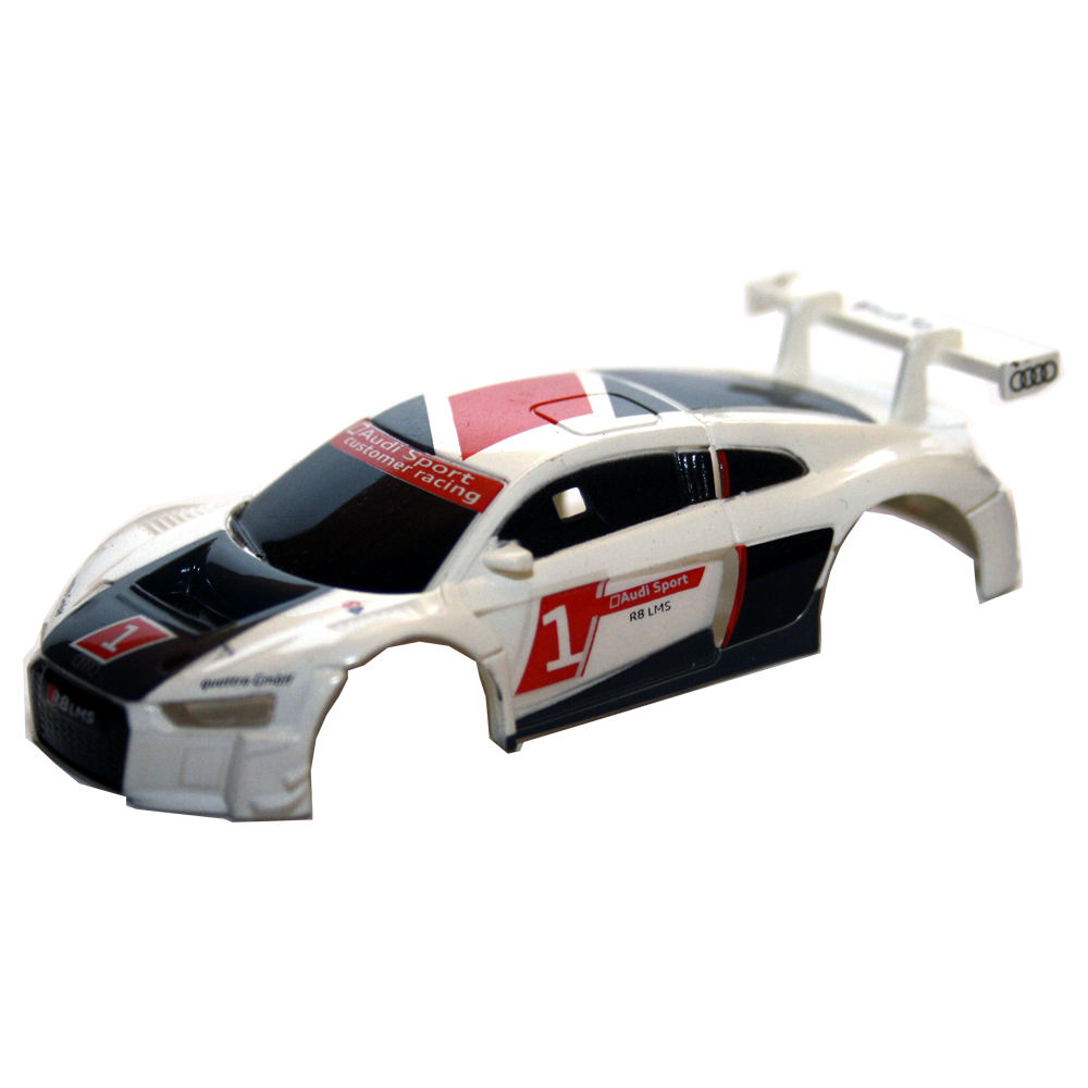 Bild 1 von Ersatzkarosserie für AGM Top Racer Slotcar - Audi Quattro R8 LMS 1:64