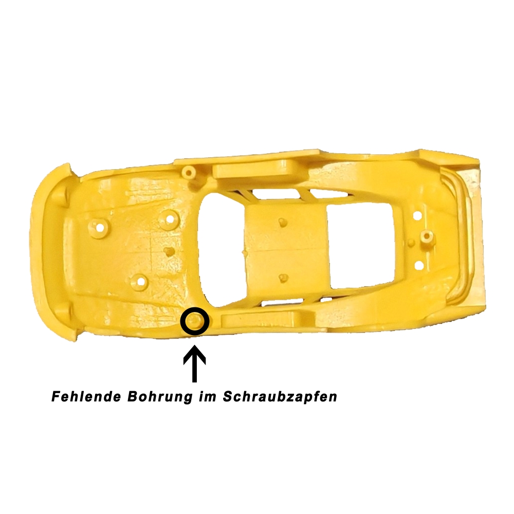 Bild 1 von Carrera Servo 160 Porsche 935 Ersatzkarosserie in Hell Gelb - RESTPOSTEN