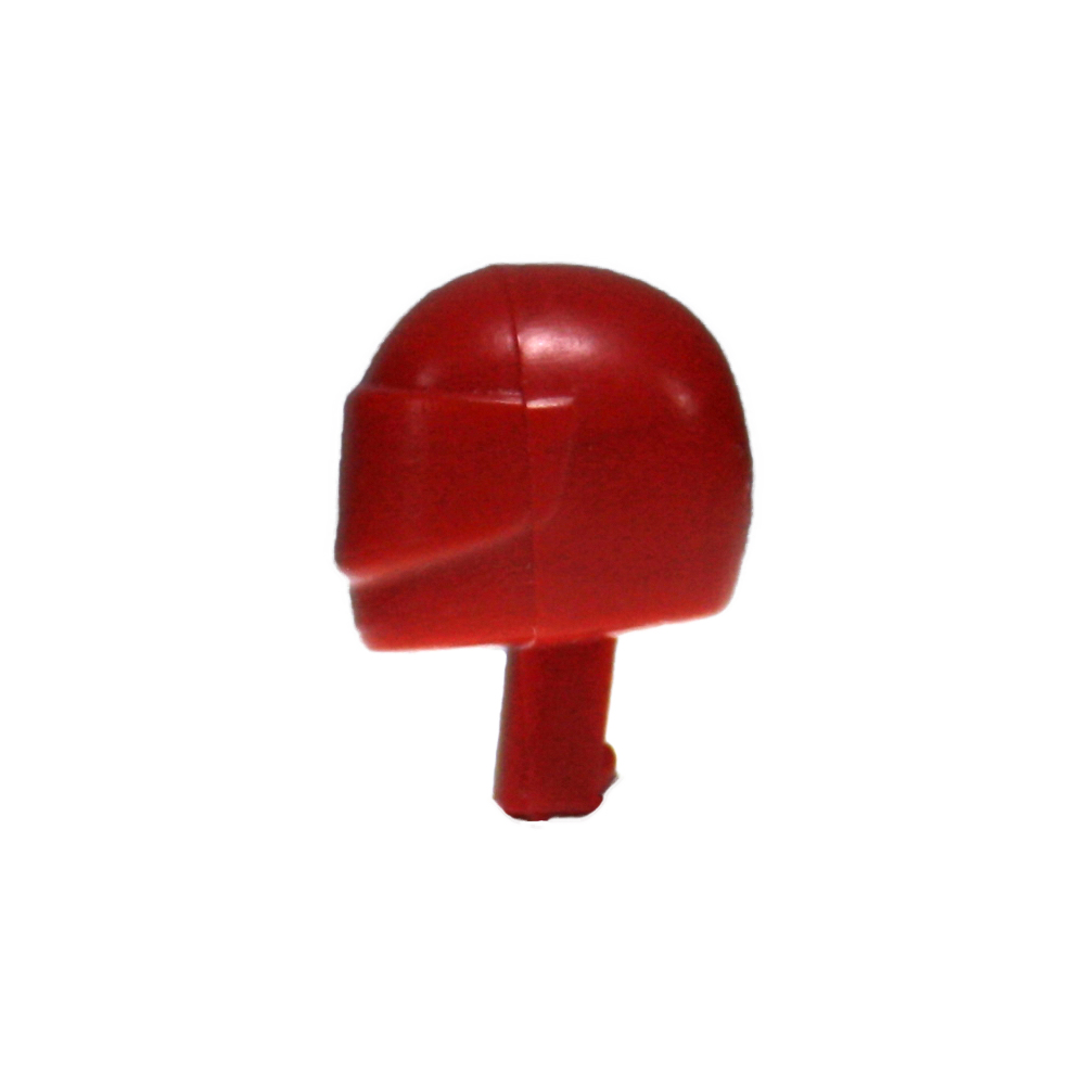 Bild 1 von Original Carrera Fahrerkopf 1:40 Integralhelm Rot - Geschlossenes Visier