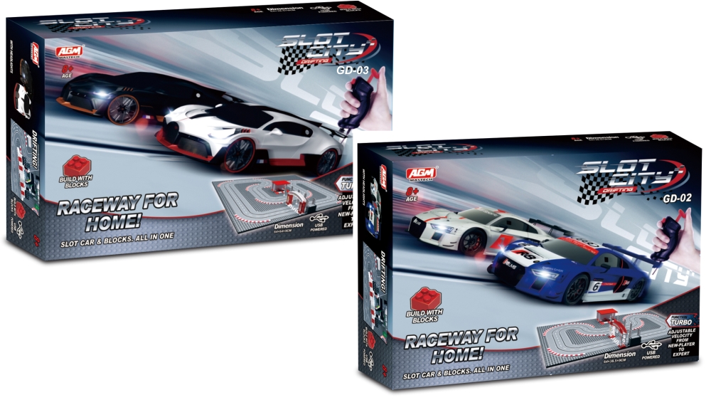 Bild 1 von AGM Mastech Slot City Rennbahn 1:87 - im 2 er Set