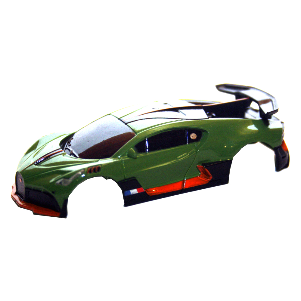 Bild 1 von Ersatzkarosserie für AGM Top Racer Slotcar - Bugatti Divo in Grün 1:64