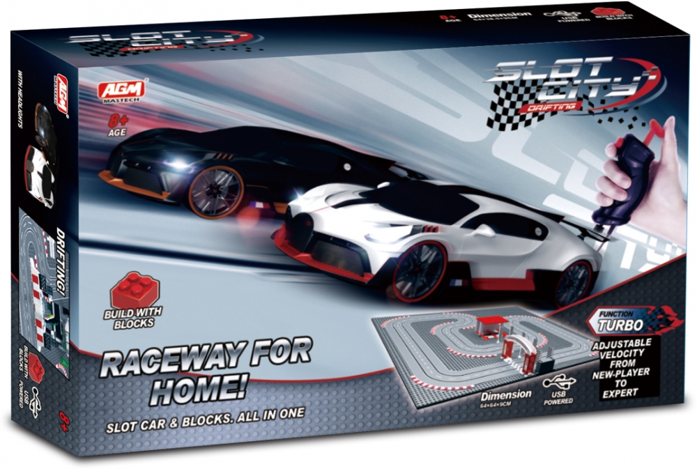 Bild 1 von AGM Mastech Slot City Rennbahn 1:87 - im 2 er Set