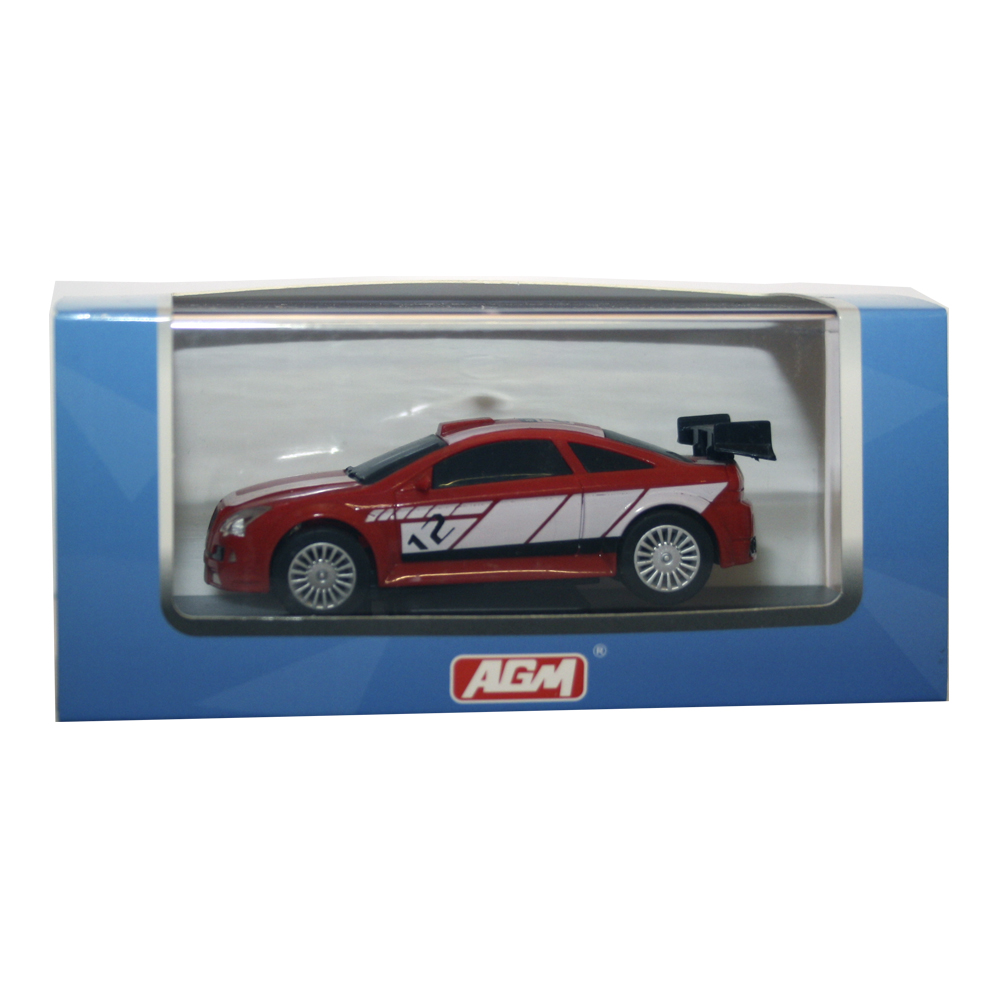 Bild 1 von AGM Top Racer Slotcar in Rot - Werksauto von AGM - Startnummer 12