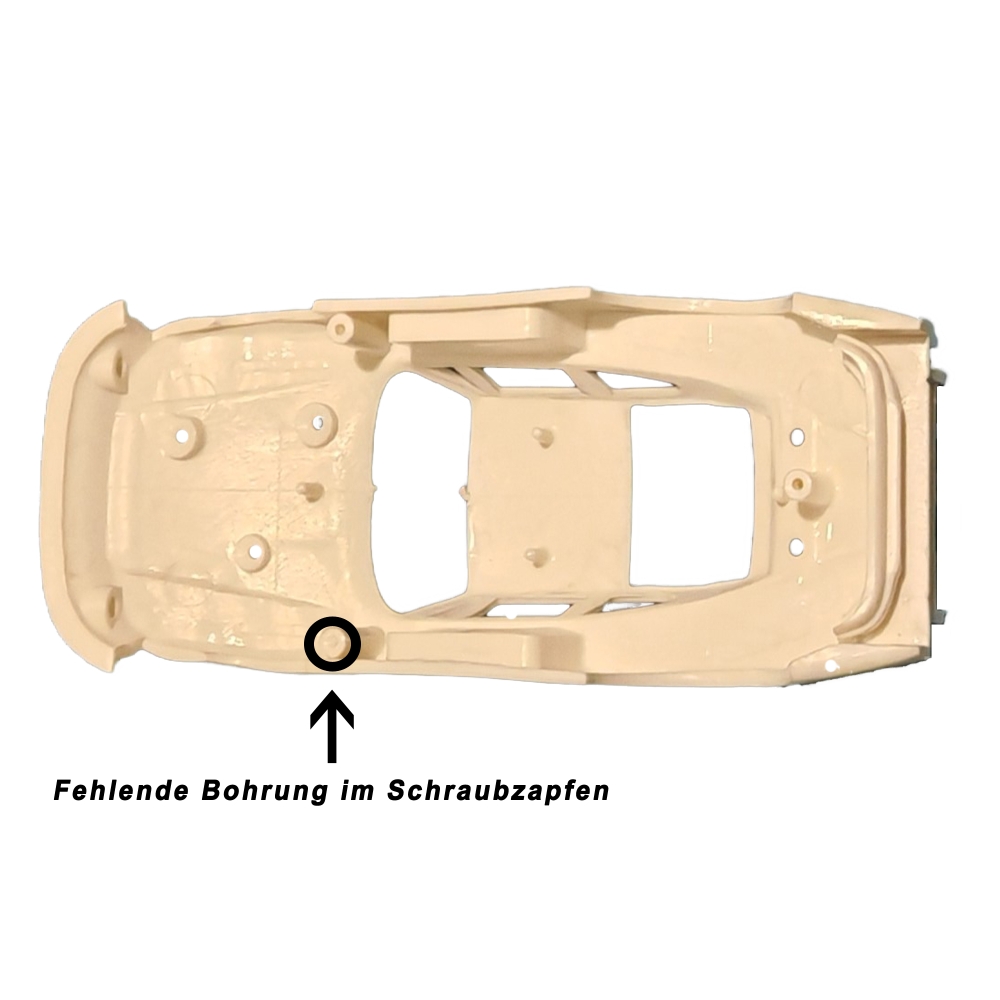 Bild 1 von Carrera Servo 160 Porsche 935 Ersatzkarosserie im Farbspektrum Weiss - RESTPOSTEN