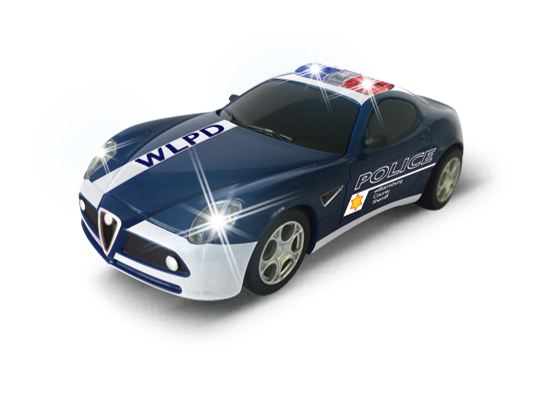 Bild 1 von Ersatzkarosserie für AGM Top Racer Rennbahnen Alfa Romeo 8C Competizione WLPD Police Car