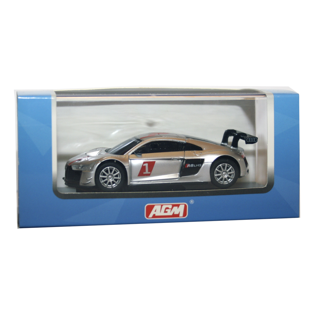 Bild 1 von AGM Top Racer Slotcar - Audi Quattro R8 LMS - Audi Sport - Silber