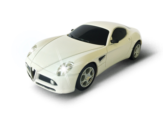 Bild 1 von Ersatzkarosserie für AGM Top Racer Rennbahnen Alfa Romeo 8C Competizione in Weiss