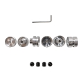 Bild 1 von HR Basic 12 Alufelgen Set für Carrera Universal oder 3mm Achswelle