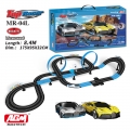 AGM Top Racer Slotcar MR-04L 1:64 mit 2 Bugattis Slotcars