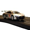 Bild 2 von AGM Top Racer Slotcar - Audi Quattro R8 LMS in Silber - Maßstab 1:64