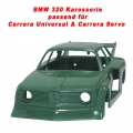BMW 320 Karosserie passend für Carrera Servo 132 und Universal - Mittleres Dunkelgrün