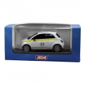 AGM Top Racer Slotcar -  Fiat 500 in Weiss No.22
